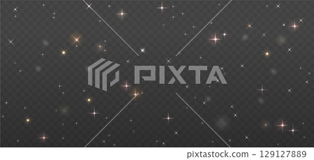 Star universe background with golden glitter, Stardust in deep universe, galaxy. Shining festive Vector Illustration. Star universe background with golden glitter, Stardust in deep universe, galaxy. Shining festive Vector Illustration. 129127889