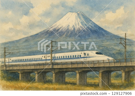 Mt. Fuji Shinkansen Mt. Fuji Shinkansen 129127906