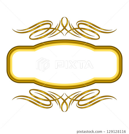 Vintage swirling frame. Retro decorative curling vignette. Vintage swirling frame. Retro decorative curling vignette. 129128116