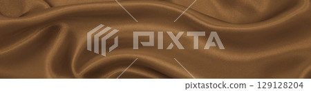 Smooth elegant brown silk or satin luxury cloth texture as abstract background. Luxurious background design. In Sepia toned. Retro style Smooth elegant brown silk or satin luxury cloth texture as abstract background. Luxurious background design. In Sepia toned. Retro style 129128204