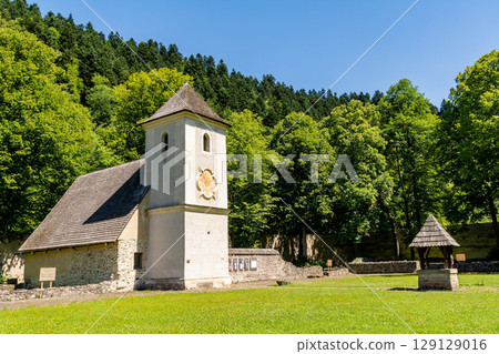 Red Monastery in Cerveny Klastor (Slovakia) Red Monastery in Cerveny Klastor (Slovakia) 129129016