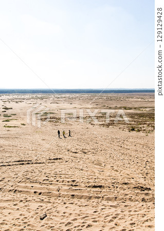 View on Bledowska Desert from the viewpoint in Chechlo (Poland) View on Bledowska Desert from the viewpoint in Chechlo (Poland) 129129428