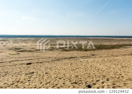 View on Bledowska Desert from the viewpoint in Chechlo (Poland) View on Bledowska Desert from the viewpoint in Chechlo (Poland) 129129432