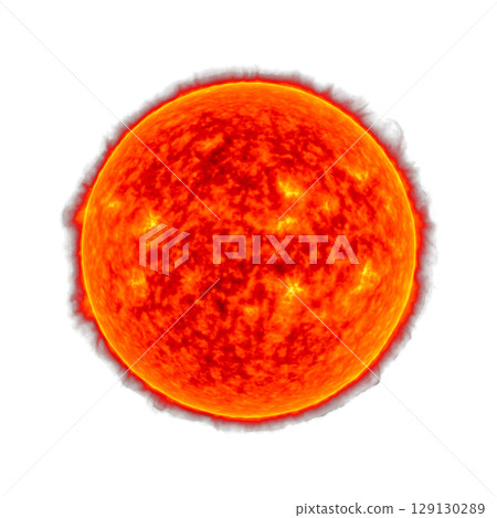 漂浮在黑暗宇宙中的逼真太陽、核融合反應範例以及火球背景材料 漂浮在黑暗宇宙中的逼真太陽、核融合反應範例以及火球背景材料 129130289