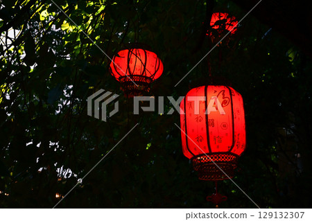 上海附近朱家角的日落 上海附近朱家角的日落 129132307