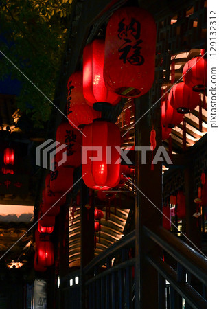 Sunset at Zhujiajiao near Shanghai Sunset at Zhujiajiao near Shanghai 129132312