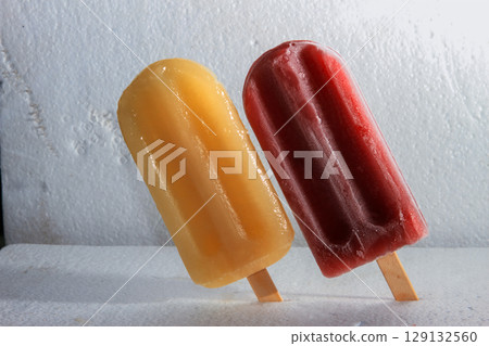 Refreshing Traditional Popsicles from New Taipei City Taiwan. Refreshing Traditional Popsicles from New Taipei City Taiwan. 129132560