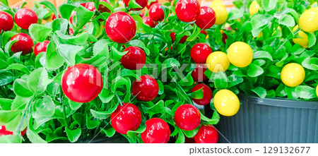 Artificial cherries for decoration and display or props Artificial cherries for decoration and display or props 129132677