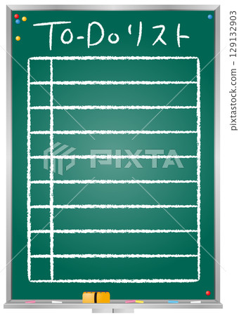 黑板框向量素材 | TO-DO 清單自由輸入類型 A4 比例垂直 129132903