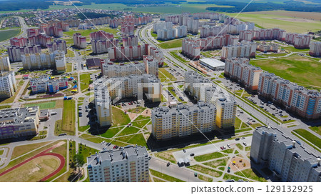 Residential new microdistrict of the city of Grodno. 129132925