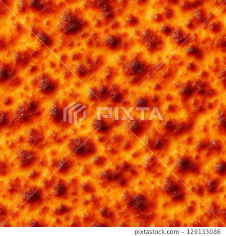 The texture of the gratin's surface, the fragrant browning, and the melted cheese 129133086