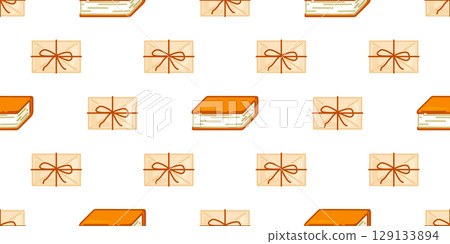 Cozy Autumn Book Letter Pattern 129133894