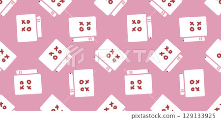 XOXO Notebook Love Seamless Pattern XOXO Notebook Love Seamless Pattern 129133925