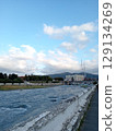Terek River, embankment of the city of Vladikavkaz, North Ossetia, Russia, view of the Administration of the municipality of Vladikavkaz 129134269