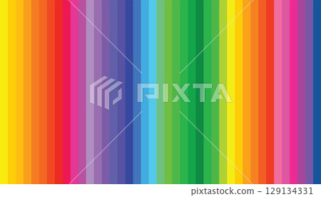 Colorful seamless texture with vertical rainbow stripes in flat modern style. Colorful seamless texture with vertical rainbow stripes in flat modern style. 129134331