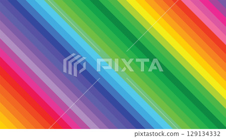 Bright diagonal texture with colorful rainbow stripes in smooth gradient flow. Bright diagonal texture with colorful rainbow stripes in smooth gradient flow. 129134332