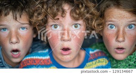 Captivated Expressions of Surprise 129134667