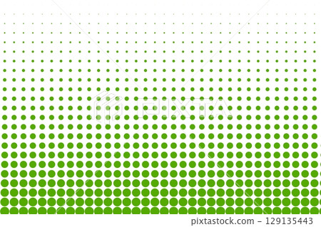 Vertical halftone pattern with green circles Vertical halftone pattern with green circles 129135443