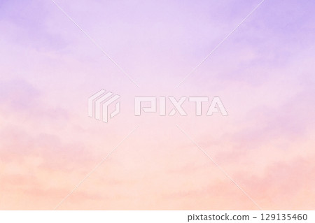 Purple and orange sky background illustration (sunset style) Purple and orange sky background illustration (sunset style) 129135460