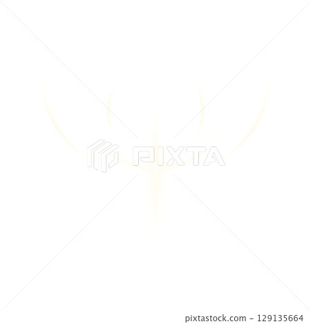 透明背景上帶有白色光芒的抽象光源圖標 透明背景上帶有白色光芒的抽象光源圖標 129135664