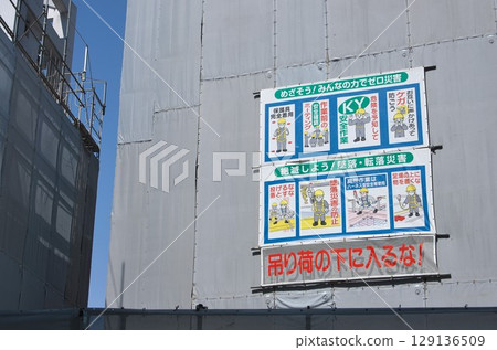 Construction site/Combination banner 129136509