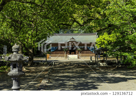 Kira River Townscape, Onota Hachiman Shrine, Muroto City, Kochi Prefecture 129136712