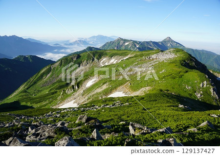 從雙六山頂眺望笠岳 從雙六山頂眺望笠岳 129137427