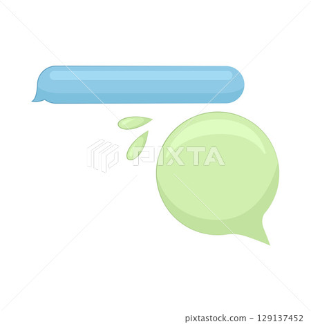 Illustration of Chat Box 129137452