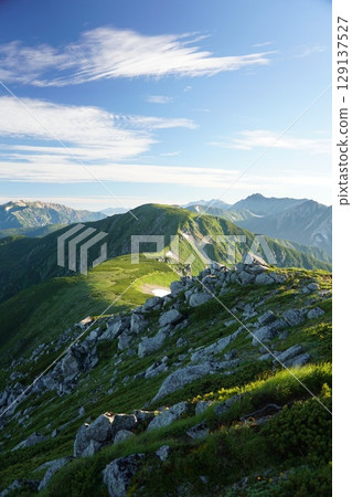 View of Mount Mitsumatarenge from Mount Sugoroku 129137527