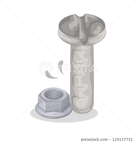 Illustration of Screw  129137732