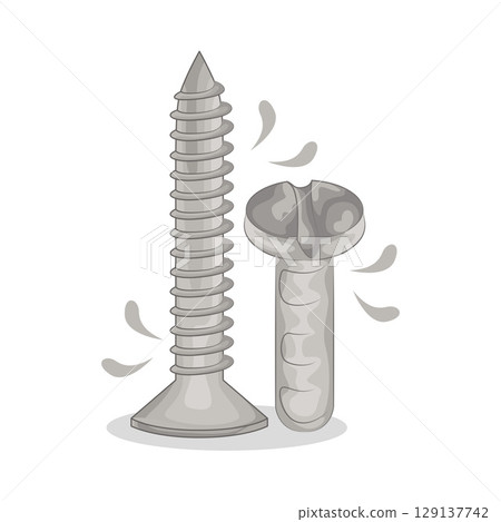 Illustration of Screw  129137742