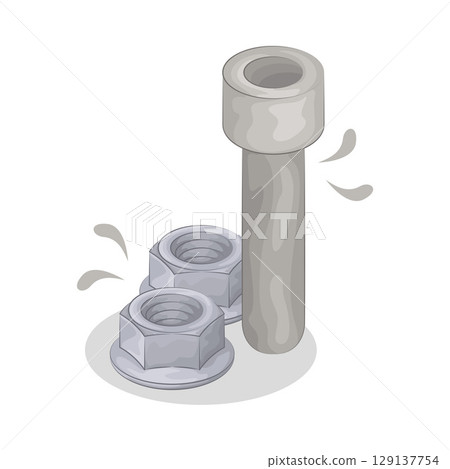 Illustration of Screw  129137754