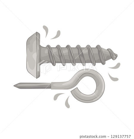 Illustration of Screw  129137757