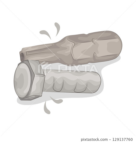 Illustration of Screw  129137760