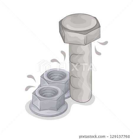 Illustration of Screw  129137768