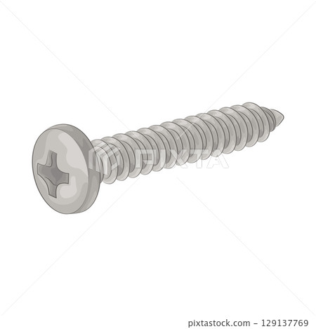Illustration of Screw  129137769