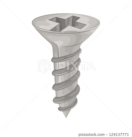 Illustration of Screw  129137771