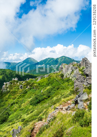 夏季攀登妙高山（北峰至南峰：燒山、火內山景觀） 129138208