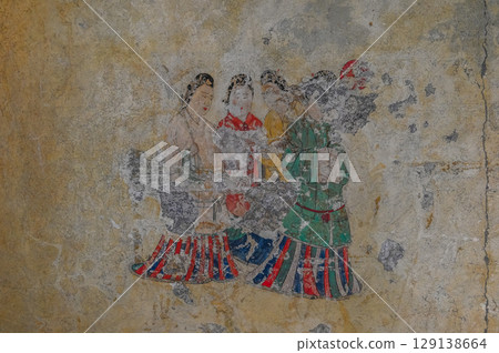 飛鳥時代壁畫古墓 - 飛鳥村高松塚古墓 飛鳥時代壁畫古墓 - 飛鳥村高松塚古墓 129138664