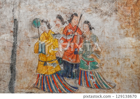 飛鳥時代壁畫古墓 - 飛鳥村高松塚古墓 129138670