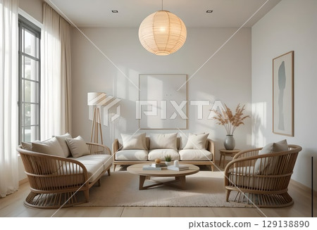 Serene Rattan Furniture Living Room Serene Rattan Furniture Living Room 129138890