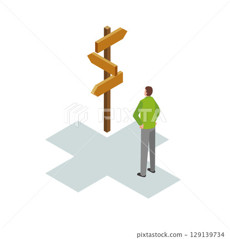 站在十字路口的男人 站在十字路口的男人 129139734