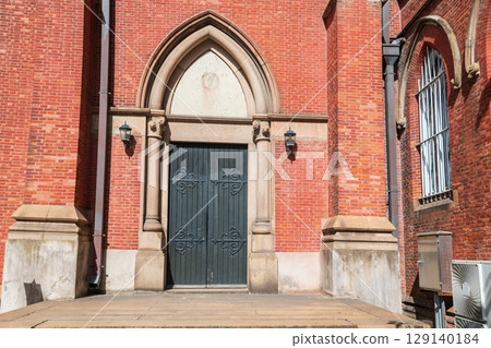 side entrance door of St. Ignatius Xujiahui Cathedral, Shanghai 129140184