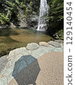 Landscape with a waterfall 129140454