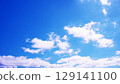 Summer blue sky and clouds 16:9 129141100