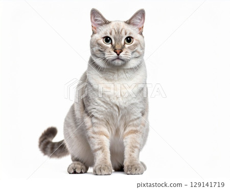 坐著的貓 129141719