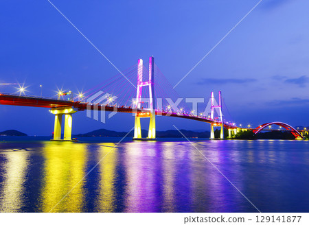 bridge over the sea bridge over the sea 129141877
