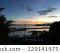 Sunset on the island 129141975
