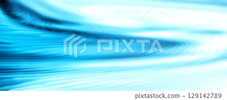 Beautiful blue and white ripple banner texture with a refreshing and gentle feel 129142789