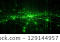 Abstract technological glowing fractal stream background 129144957
